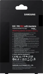 SSD накопитель Samsung 990 Pro MZ-V9P2T0CW 2ТБ, M.2 2280, PCIe 4.0 x4, NVMe, M.2 — изображение 2