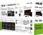 Видеокарта ASUS NVIDIA GeForce RTX 5060 DUAL-RTX5060-O8G-WHITE 8ГБ Dual, GDDR7, OC, Ret — изображение 3