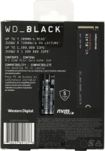 SSD накопитель WD Black SN850X WDS400T2X0E 4ТБ, M.2 2280, PCIe 4.0 x4, NVMe, M.2 — изображение 2