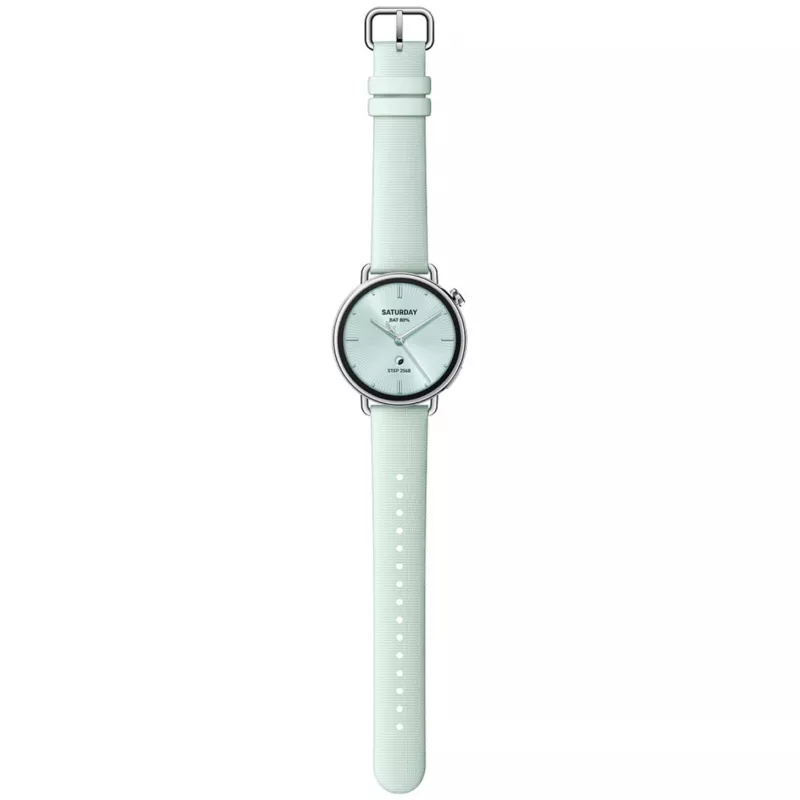 Смарт-часы Xiaomi Watch S4 41mm серебристый с зеленым ремешком BHR080CGL Xiaomi — изображение 3