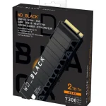SSD накопитель WD Black SN850X WDS200T2XHE 2ТБ, M.2 2280, PCIe 4.0 x4, NVMe, M.2