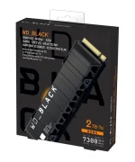 SSD накопитель WD Black SN850X WDS200T2XHE 2ТБ, M.2 2280, PCIe 4.0 x4, NVMe, M.2