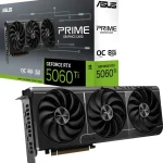 Видеокарта ASUS NVIDIA GeForce RTX 5060TI PRIME-RTX5060TI-O8G 8ГБ PRIME, GDDR7, OC, Ret