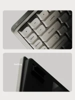 NuPhy Игровая клавиатура беспроводная Node 75, High Profile, Brown Max Switch, Английская/Русская раскладка, белый, кремовый — изображение 7