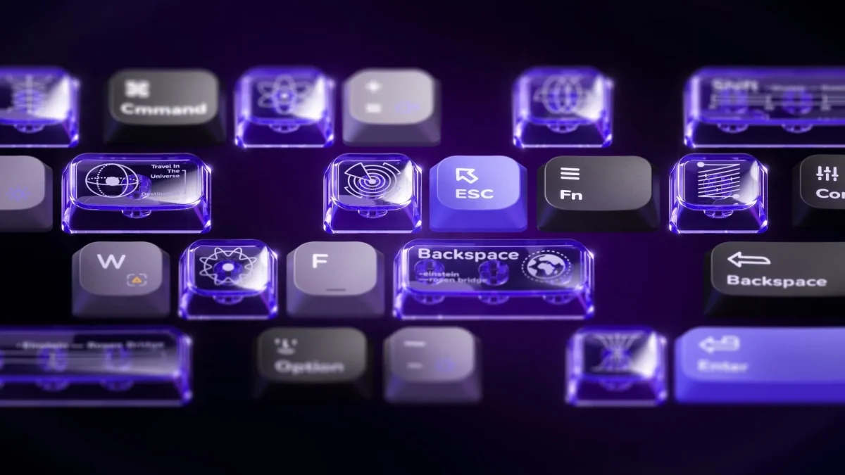 NuPhy Игровая клавиатура проводная Air75 HE, (JADE PRO), Русская раскладка, серый — изображение 3