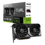 Видеокарта ASUS NVIDIA GeForce RTX 5060 DUAL-RTX5060-O8G 8ГБ Dual, GDDR7, OC, Ret