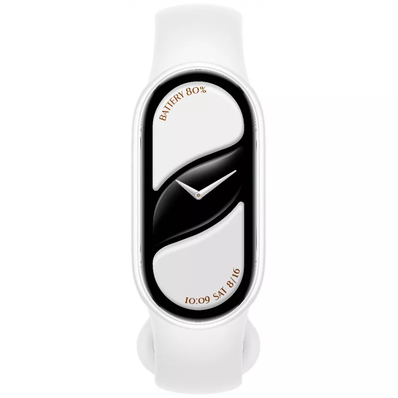 O66-ceramic-front Фитнес-браслет Xiaomi Smart Band 10 Ceramic Edition белый BHR07Y5GL — изображение 1