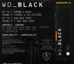 SSD накопитель WD Black SN850X WDS200T2XHE 2ТБ, M.2 2280, PCIe 4.0 x4, NVMe, M.2 — изображение 4