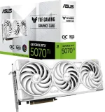 Видеокарта ASUS NVIDIA GeForce RTX 5070TI TUF-RTX5070TI-O16G-WHITE-GAMING 16ГБ Gaming, GDDR7, OC, Ret