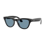 Умные очки Ray-Ban Skyler Shiny Black, Clear/Cerullean Blue Transitions, (52-20-150mm)