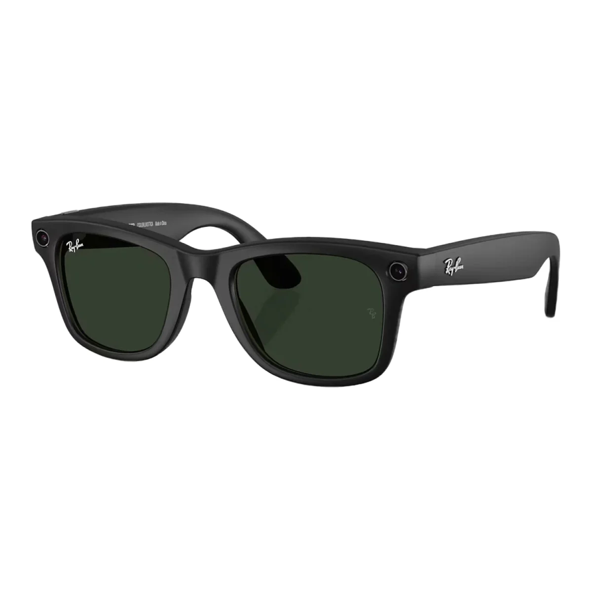 Умные очки Ray-Ban Wayfarer Matte Black, Clear/Graphite Green Transitions, (50-22-150mm) — изображение 1