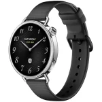 Смарт-часы Xiaomi Watch S4 41mm серебристый с черным ремешком BHR07VRGL — изображение 3