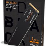 SSD накопитель WD Black SN850X WDS100T2XHE 1ТБ, M.2 2280, PCIe 4.0 x4, NVMe, M.2
